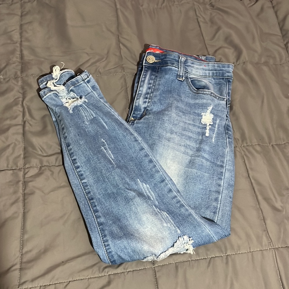 Size 15 Gogo jeans.